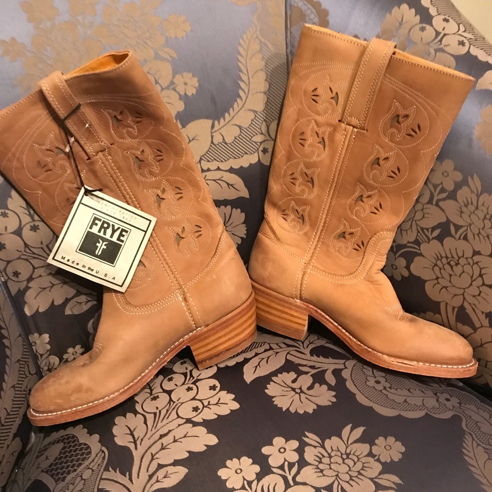Frye boots.